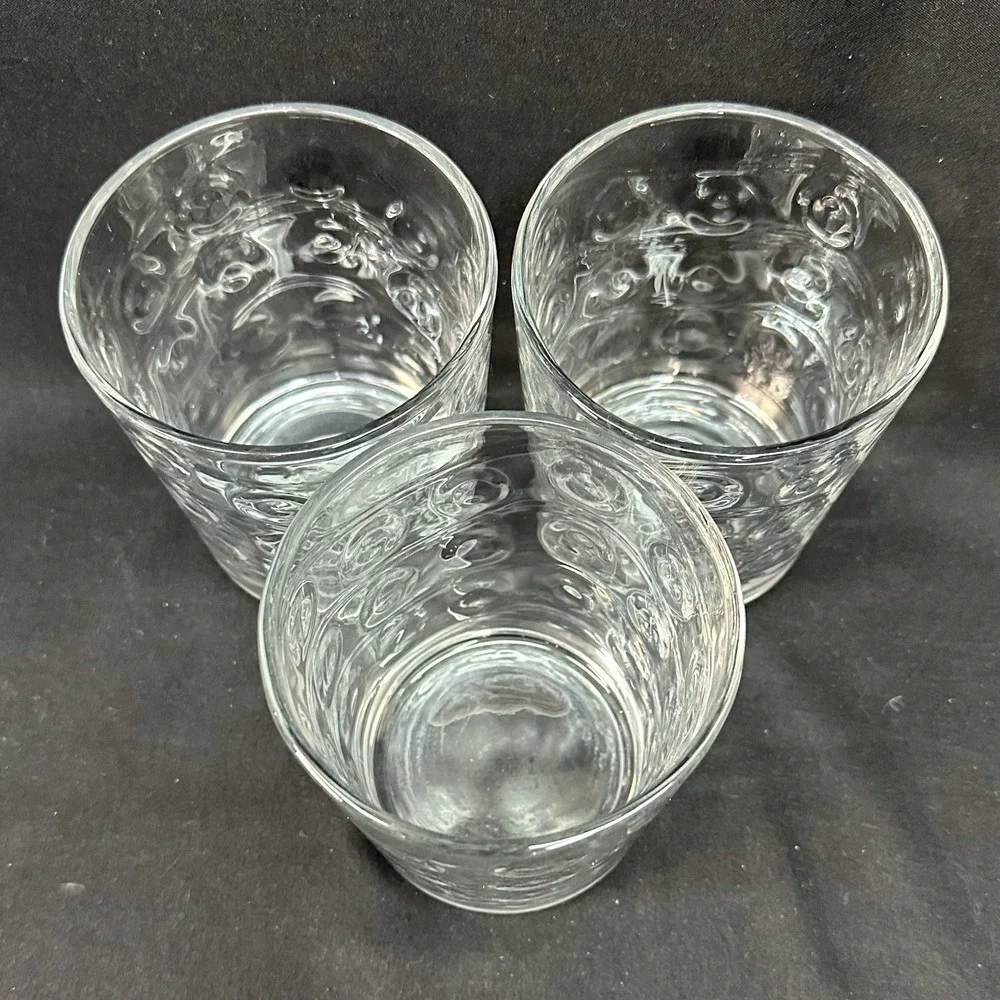 Circleware Crystal 'Parade' Double Old Fashioned Whiskey Glass, Set of 3